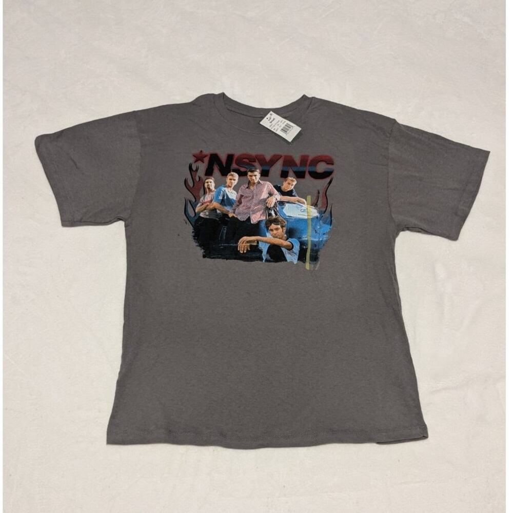 Grey NYSNC Unisex Adult Shirt Size S
